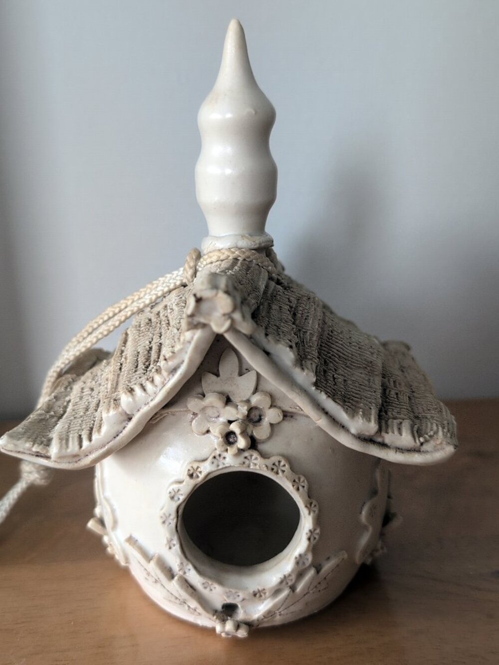 Handmade Ceramic Decorative Birdhouse - Cottagecore Studio Pottery